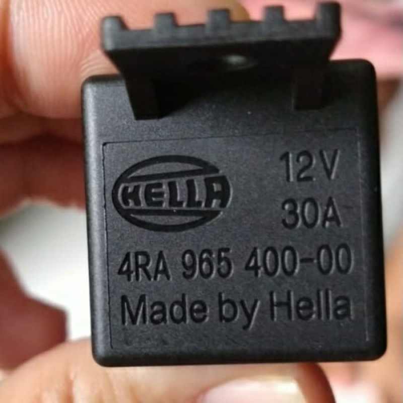 Jual Premium Relay klakson kaki 4 12V 30A mrek HELLA ORIGINAL Terbatas