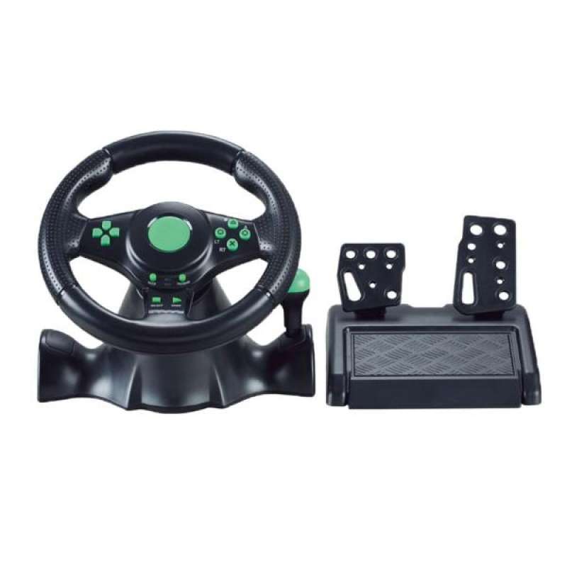 Promo Pro Racing Steering Wheel Foot Pedal Set Truck Bus Driving