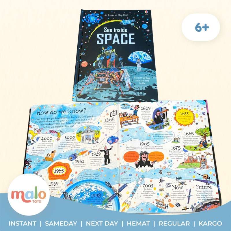 Jual Malotoys - Usborne See Inside Lift The Flap Ltf Buku Edukasi ...