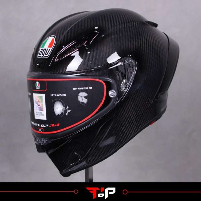 Jual AGV_HELMET PISTA GP RR CARBON MONO GLOSS HELM FULL FACE ORIGINAL