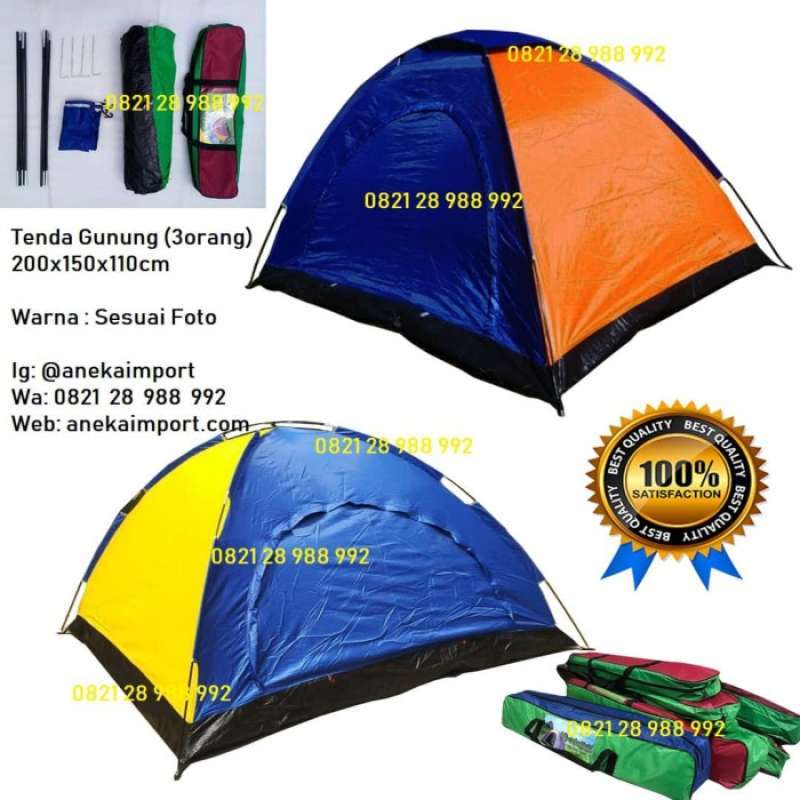Jual Tenda Kemping Dome, Tenda Gunung, Tenda Lipat, Tenda anak eiger