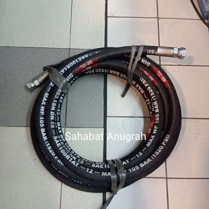 Promo HOSE HYDRAULIC // SELANG HIDROLIK 3/4 R2 X 1000MM NJF Diskon 33 di Seller Umar Store Tick