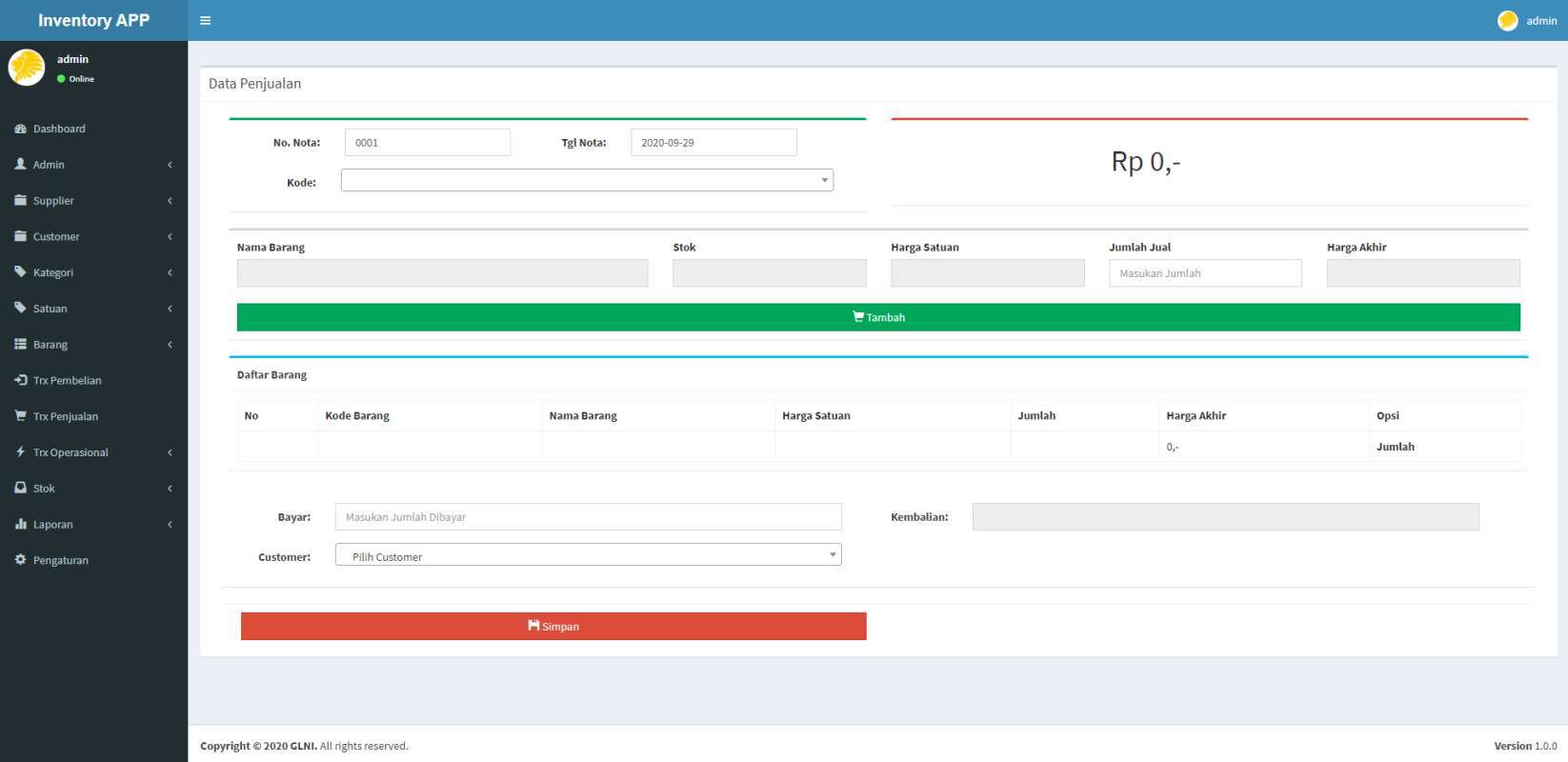 Aplikasi Inventory Barang Berbasis Web Obob Site