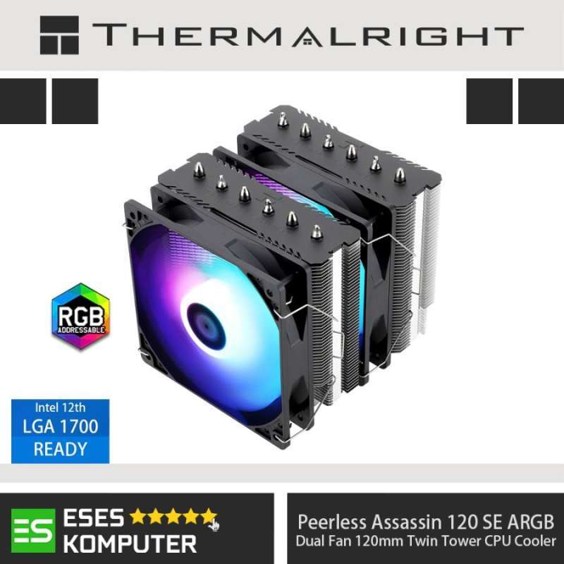 Thermalright Peerless Assassin 120 SE ARGB Refroidisseur D'air CPU, 6