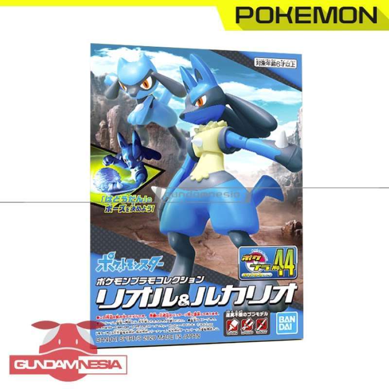 Jual [PokePla] Riolu & Lucario – Plamo Collection Select Series No. 44 ...