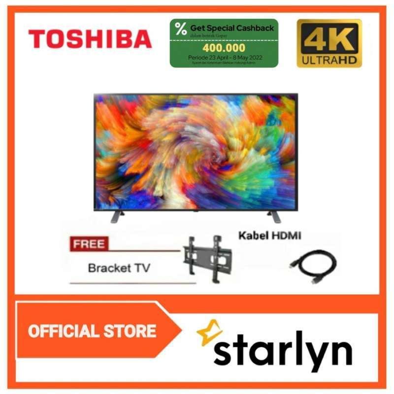 Jual Toshiba 43c350kp 4k Uhd Hdr Smart Android Tv 43 Inch 43c350 Di ...