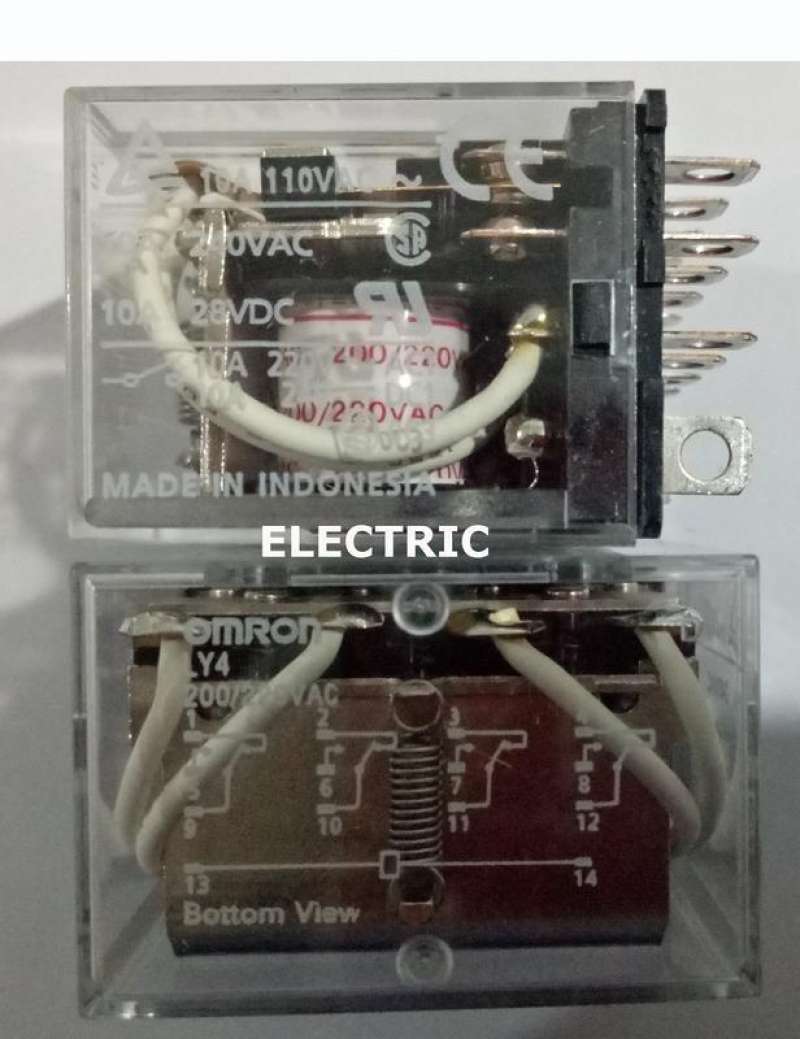 Jual OMRON RELAY LY4 220VAC ORIGINAL di Seller Volt elektrik Lidah