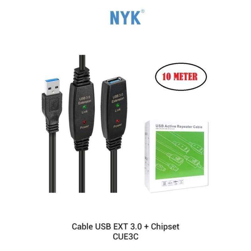 Jual Usb Extension Kabel Usb 3.0 Active Extender With Chipset Extension 10m Di Seller Multi