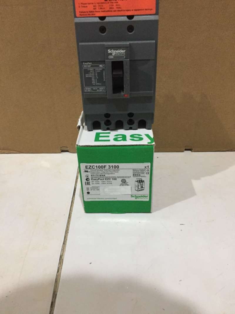 Promo Mccb ezc100f 3p 100a schneider Diskon 23% di Seller Kamijaya ...