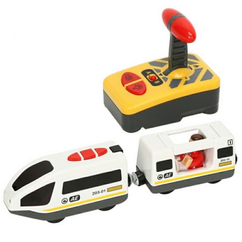 Jual REMOTE CONTROL TRAIN MAINAN KERETA API WOODEN