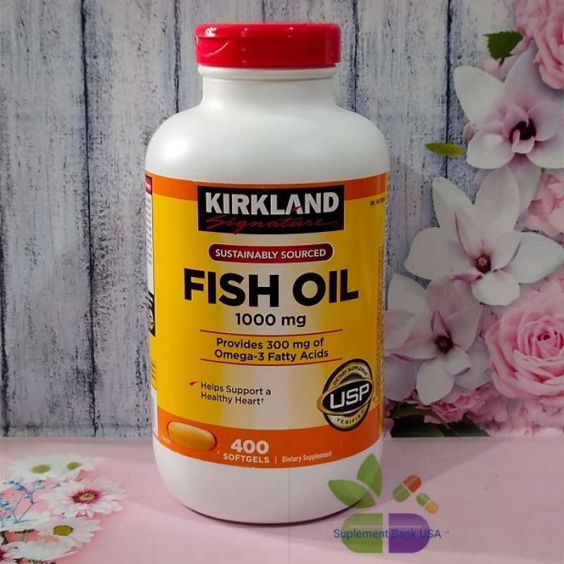 Jual Kirkland Omega 3 Fish Oil 1000 Mg (400 Softgel) Di Seller Nur Nur