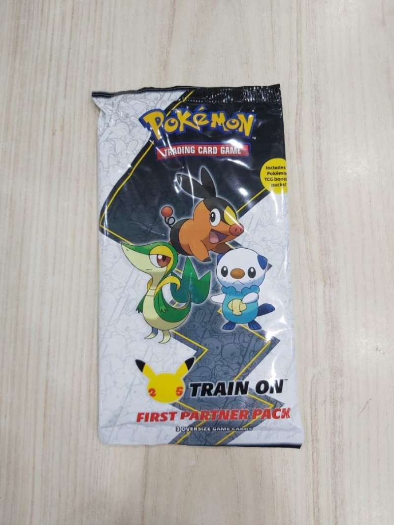 Promo Pokemon Card Train On First Partner Pack Unova Jumbo Pack