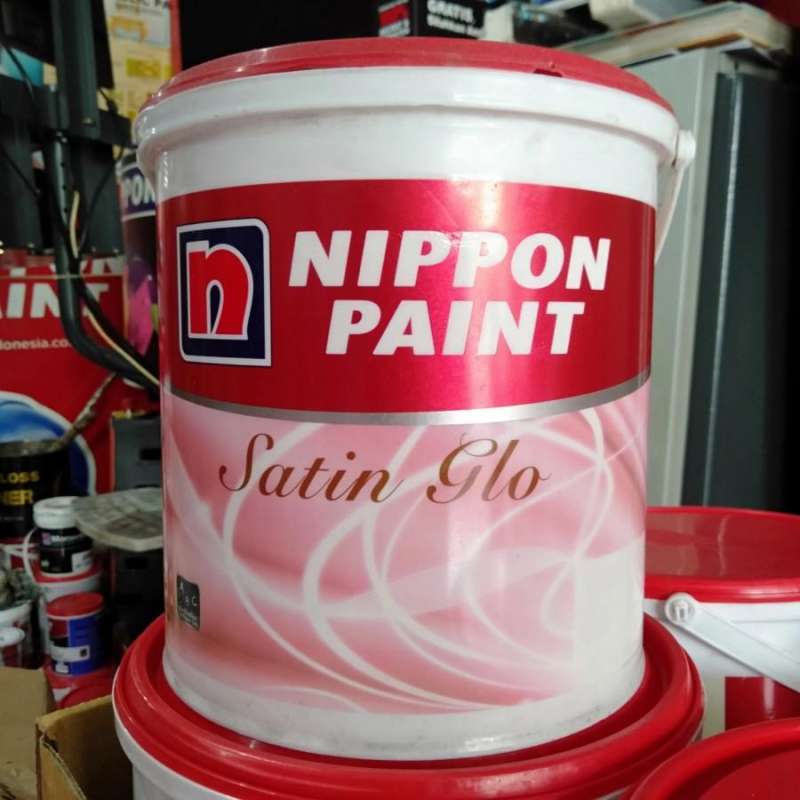 Jual Nippon Paint Satin Glo 2.5lt S2005g70y / Cat Tembok Interior Di