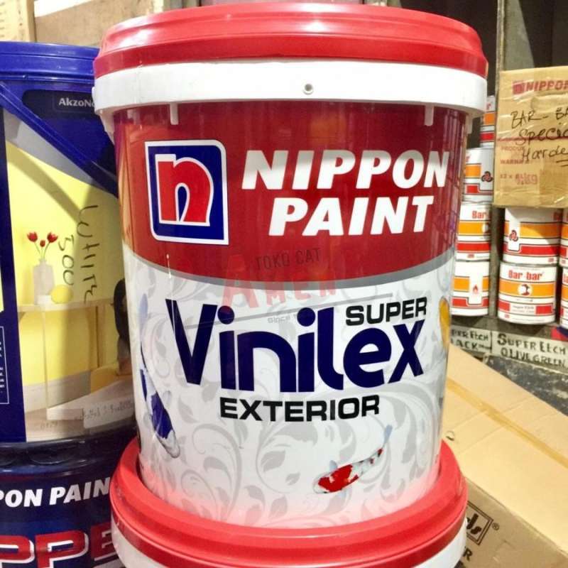 Jual NIPPON PAINT VINILEX SUPER EXTERIOR 25KG SNOW WHITE / CAT TEMBOK