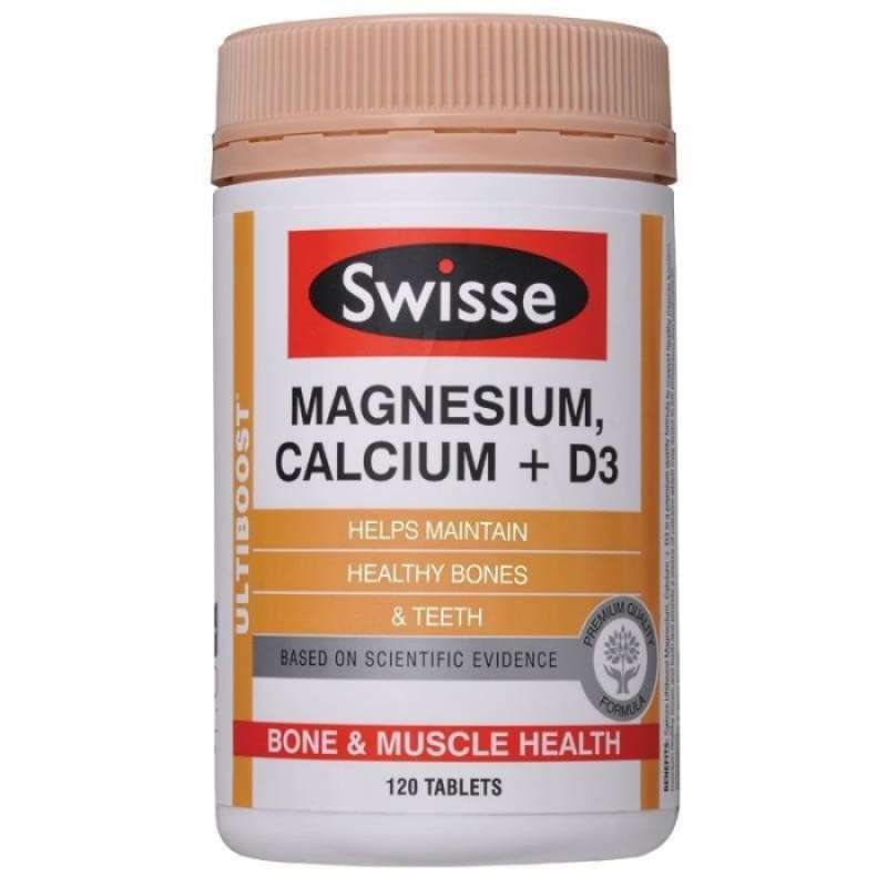 Jual Swisse Ultiboost Magnesium Calcium + Vitamin D 120 Tablets Di Seller Anes Medika Center