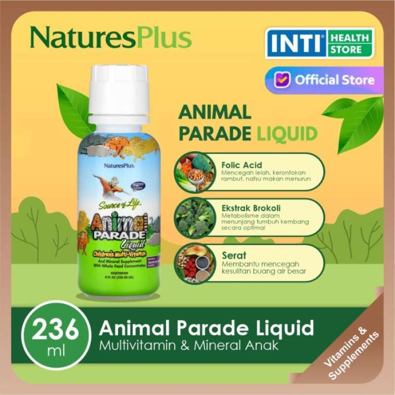 Jual Naturesplus Animal Parade Liquid 236ml Multivitamin & Mineral