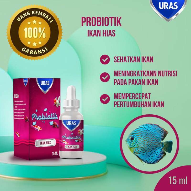 Jual Vitamin Probiotik Obat Ikan Mas Koki Discus Arwana Channa Koi