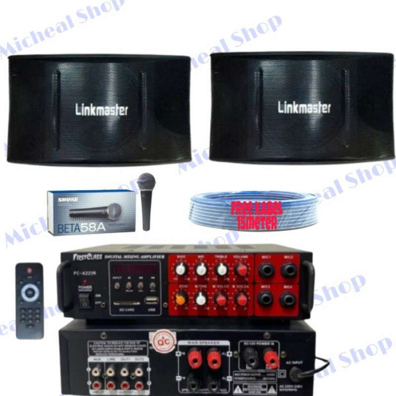Jual paket sound sistem karaoke set dan cafe murah meriah speaker 8in
