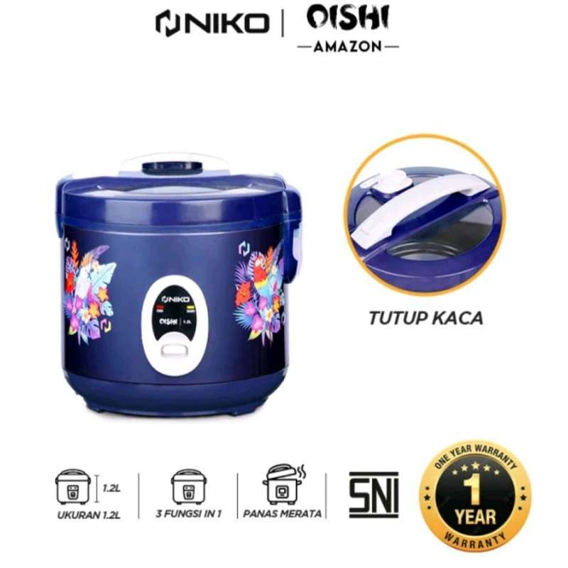 Jual Niko Oishi Amazon Rice Cooker 1.2 Liter 300 Watt Di Seller Vixion