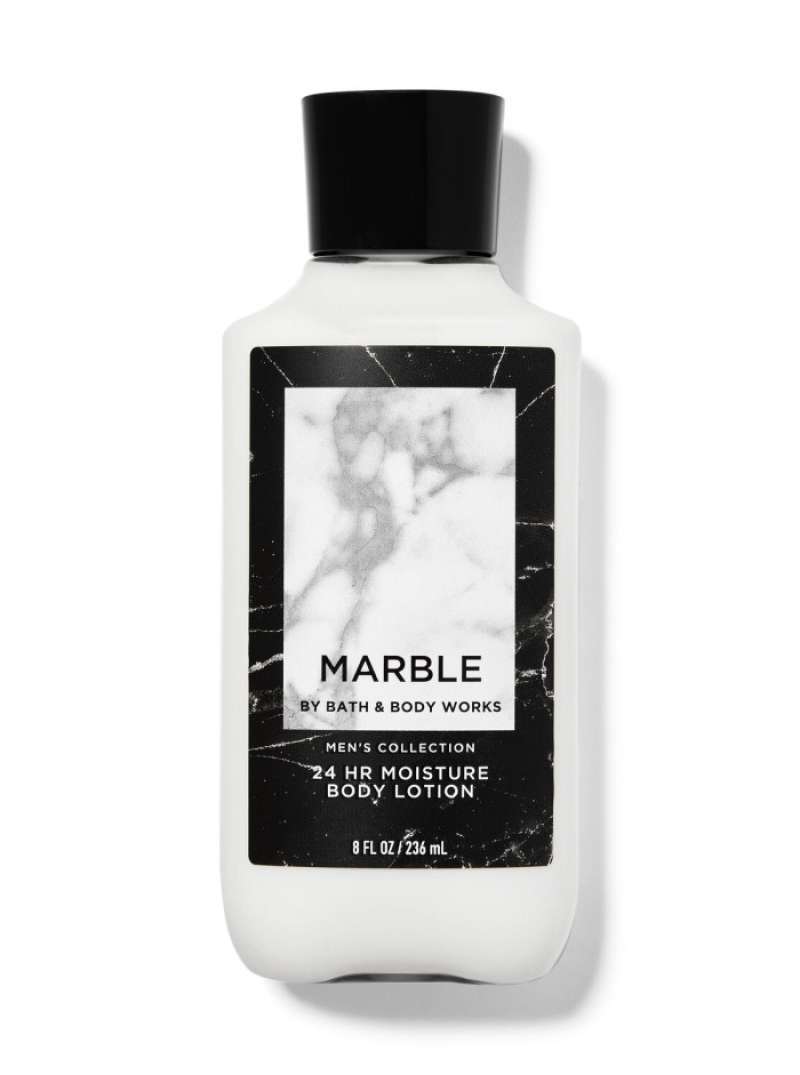 Promo Bath & Body Works Men'c Collection 24 Hr Moisture Body Lotion Marble Diskon 33 di