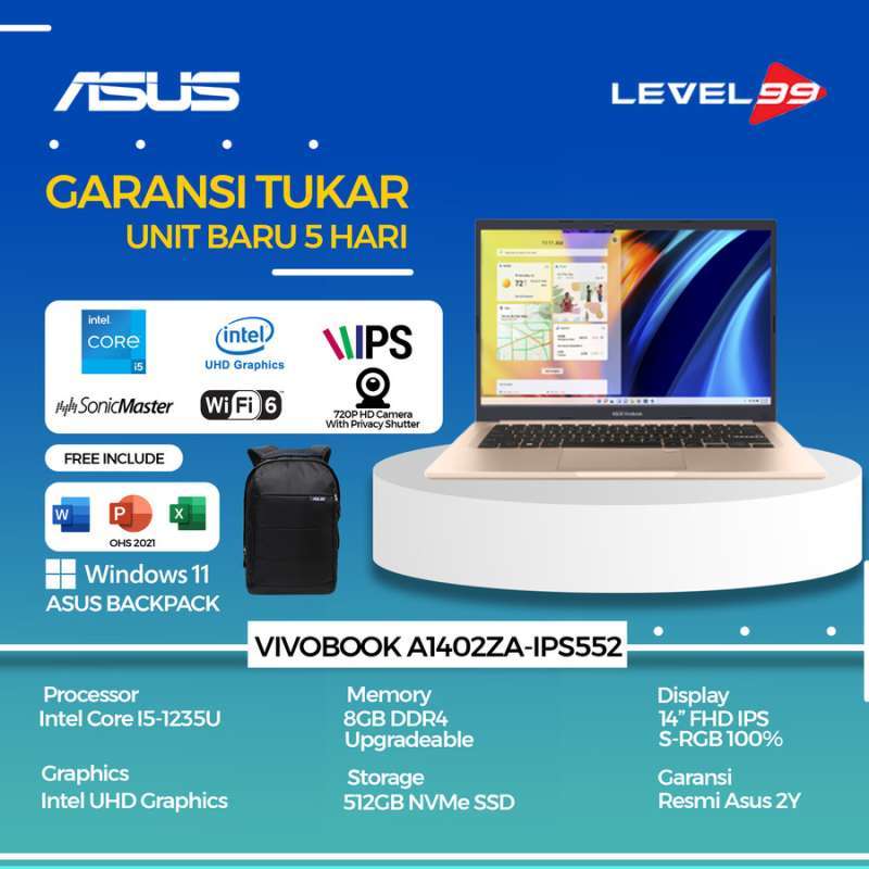 Jual Laptop Asus Vivobook 1402 Za Original Murah - Harga Diskon April ...