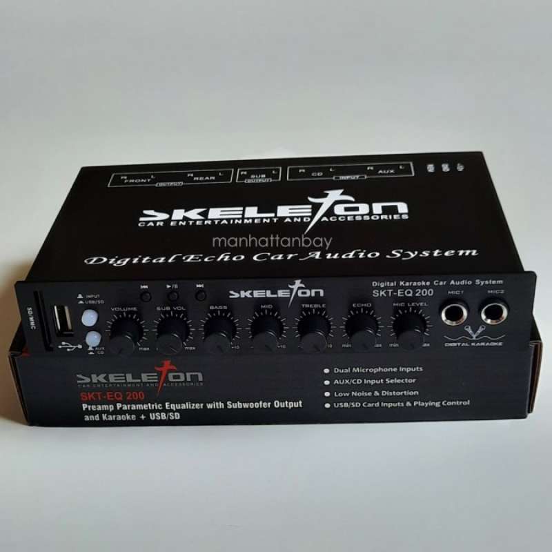 Promo Preamp Parametric Equalizer Subwoofer Output Karaoke USB/SD Port