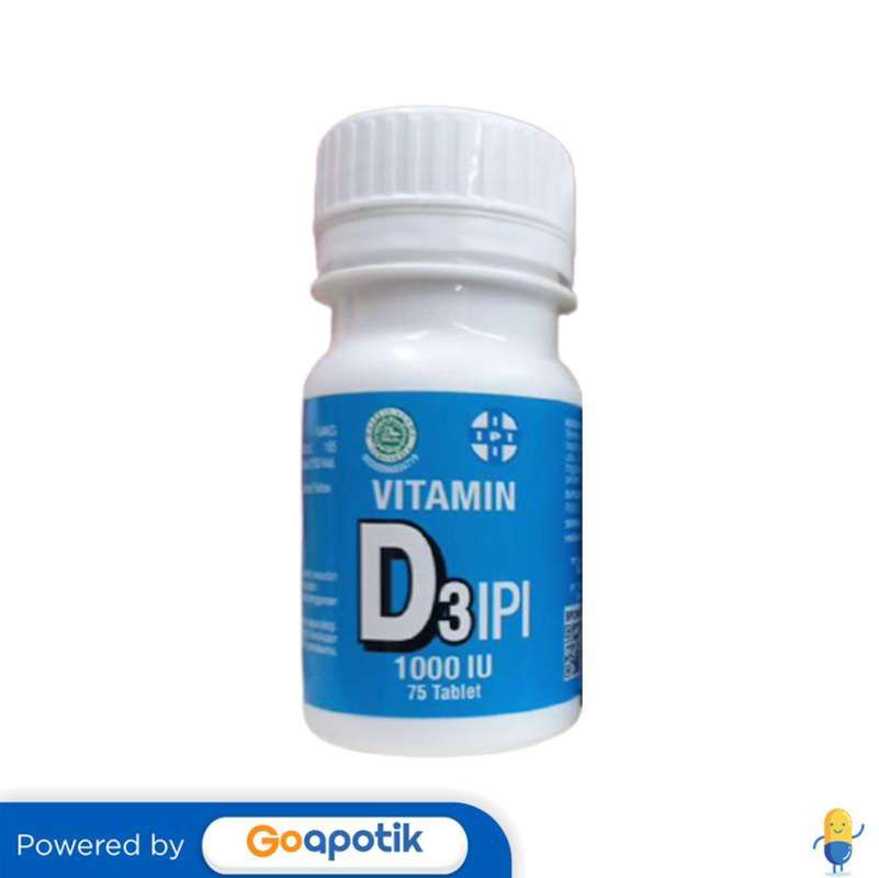 Jual IPI VITAMIN D3 1000 IU BOTOL 75 TABLET di Seller Apotek Nurani