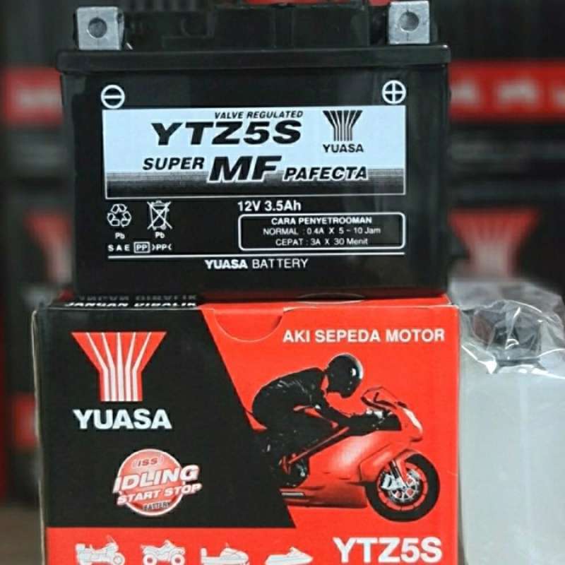 Promo AKI MOTOR YTZ5S YUASA MF Diskon 23% di Seller Alice Otoparts