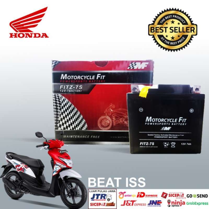 Jual Aki Motor Honda Beat Iss Gtz7s Aki Kering Motorcycle Fit Fitz7s Di