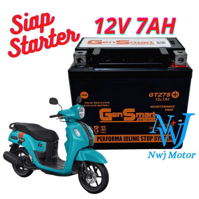 Promo Aki Motor Yamaha Fazzio Filano GTZ7S GTZ6S YTZ6V YTZ7S MF Aki