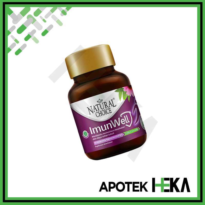 Promo Natural Choice Imunwell Botol Isi 30 Kapsul - Memelihara Daya ...