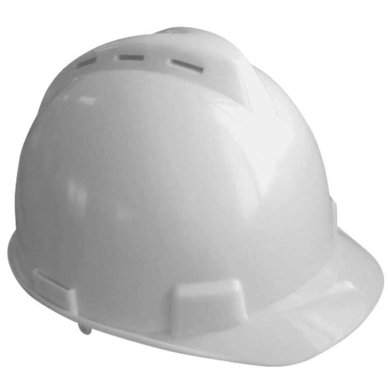 Jual Helm Safety Helmet Front Brim Vented White Krisbow Kw1000441 Di