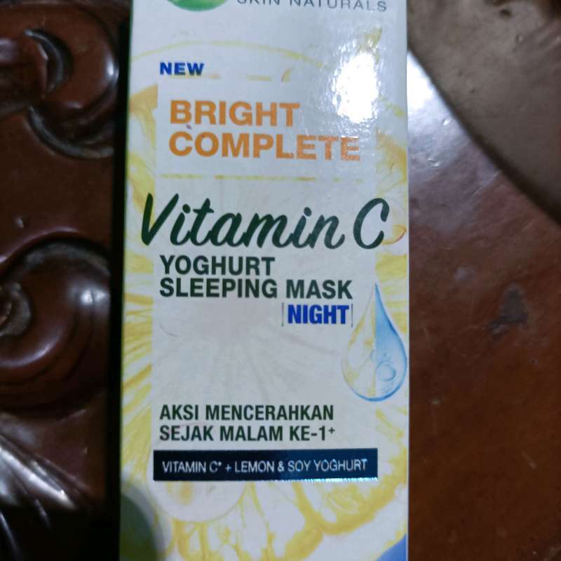 Jual Garnier Bright Complete Yogurt Night Cream 20ml Di Seller