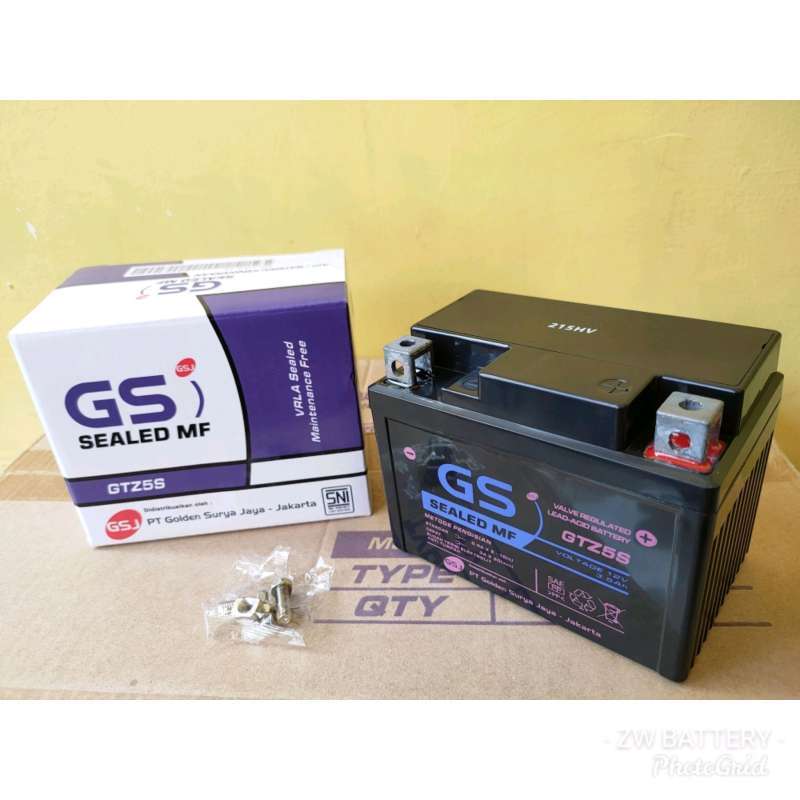 Promo Aki Motor Untuk Honda Beat, Scoopy Xtra Battery Gtz5s Gel-aki