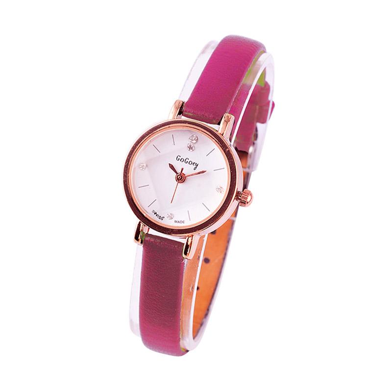 jual gogoey 053 jam tangan fashion korea tali kecil pink jual gogoey 053 jam tangan fashion korea tali kecil pink