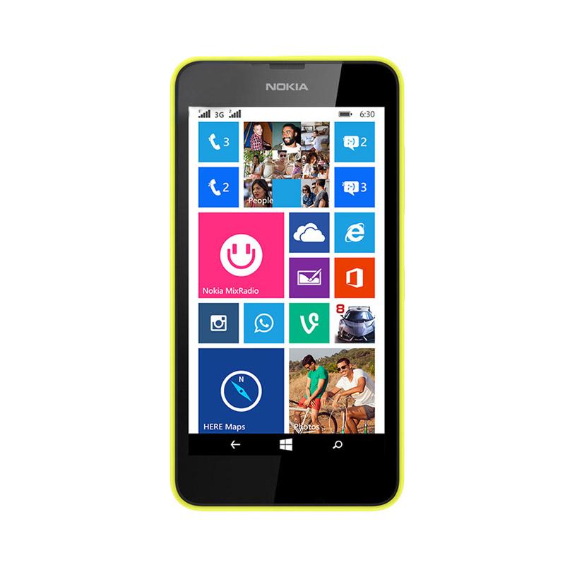 Jual Microsoft Lumia 630 Smartphone - Yellow [8GB] Online 