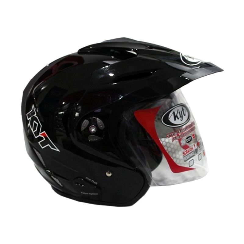 Jual KYT Venom RR 2 Helm Half Face - Solid Black Matt