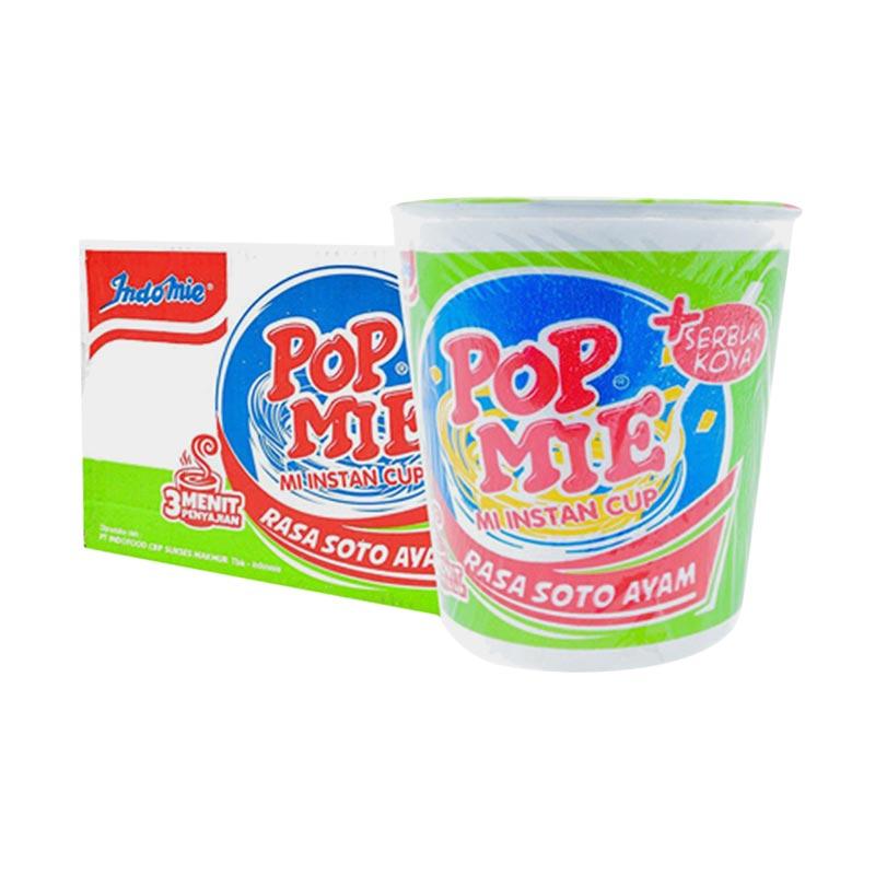 Jual Pop Mie Kuah Rasa Soto Ayam Makanan Instan [24 pcs