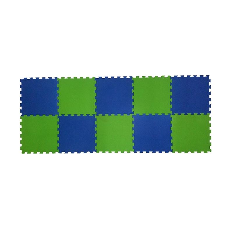 jual ari jaya polos karpet puzzle biru hijau 10 pcs jual ari jaya polos karpet puzzle biru hijau 10 pcs