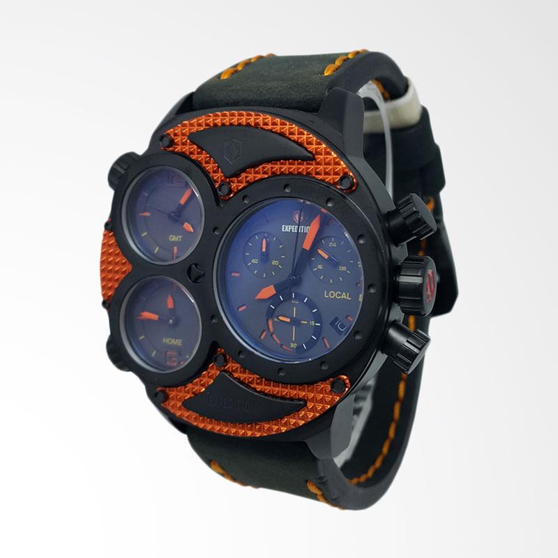â Expedition Jam Tangan Pria - Hitam Oranye 140289 Terbaru