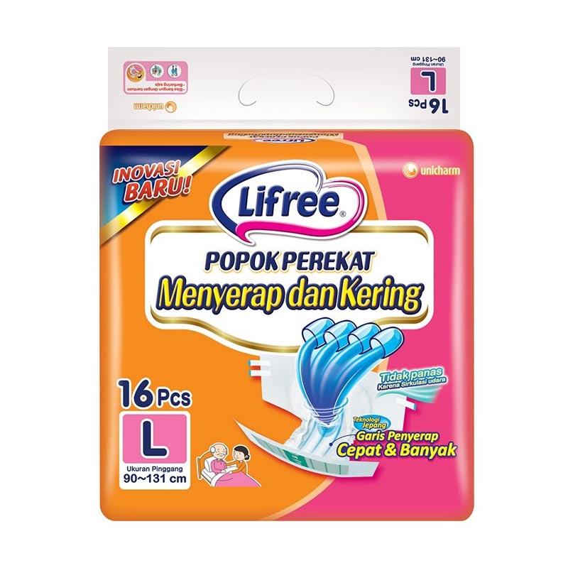 Jual Lifree Perekat Popok Dewasa [Size L/16 pcs] Online
