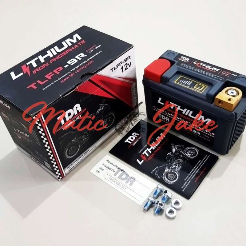 Jual TDR Aki Motor Lithium Iron Phosphate Battery Tlfp-7l 12v Nmax