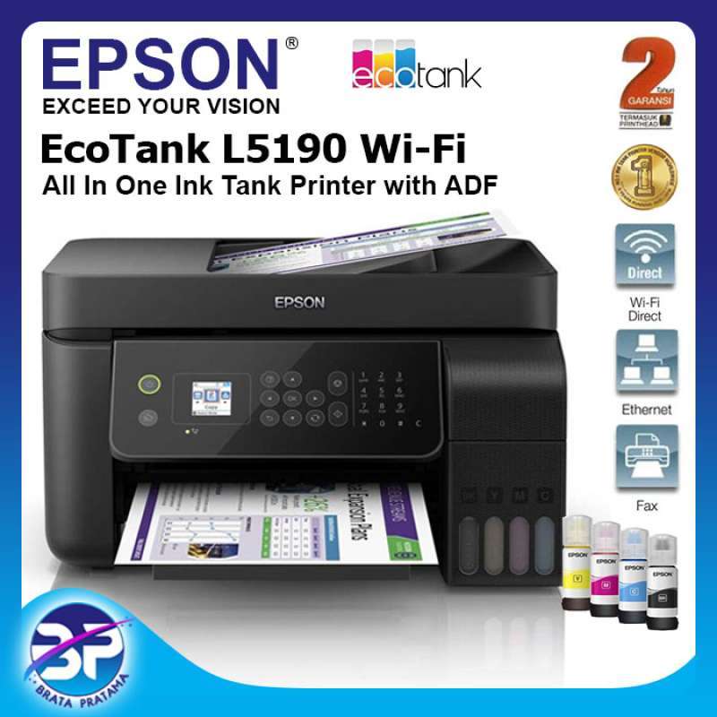 Jual Epson L5190 Wifi All In One Ink Tank Printer With Adf Di Seller Brata Pratama Brata