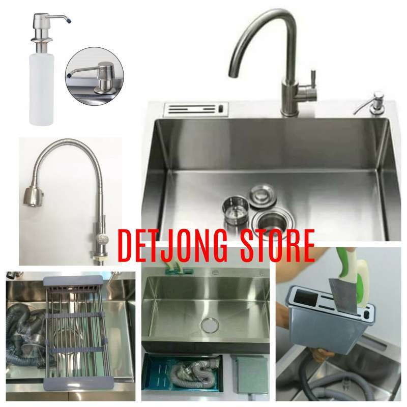 Jual Paket lengkap kichen sink BOLZANO 8050 bak cuci piring stainless