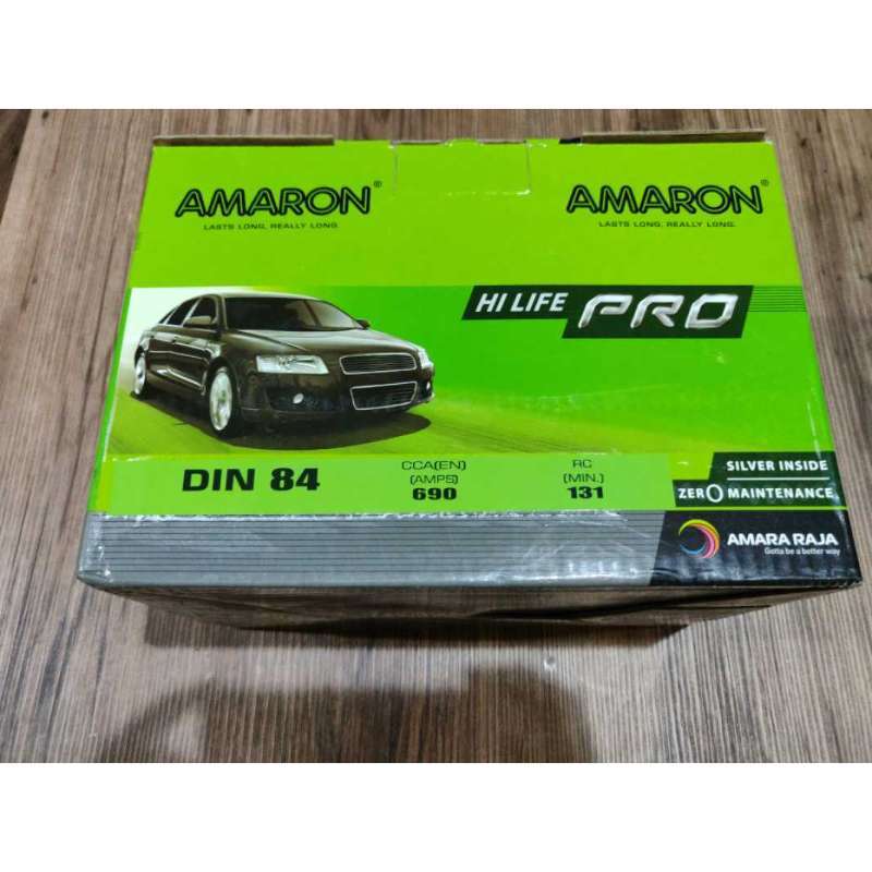 Jual AKI ACCU AMARON HI LIFE PRO DIN 84 di Seller JM Motor21 - Kali