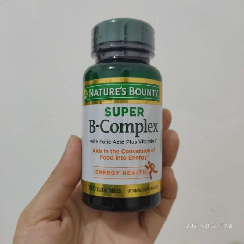 Promo Nature's Bounty Super with Folic Acid Vitamin C [150