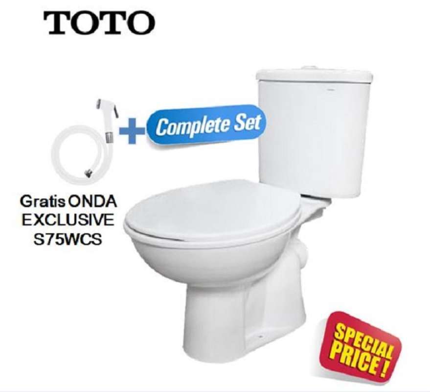 Jual Toto Cw53jw Complete Set Toilet Duduk Tinggal Pasang Di Seller