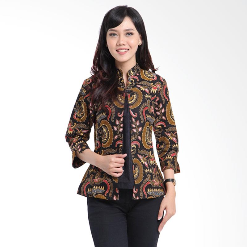 Jual Denbagoes Batik Vandana Lengan Panjang Blouse Wanita Jual Denbagoes Batik Vandana Lengan Panjang Blouse Wanita