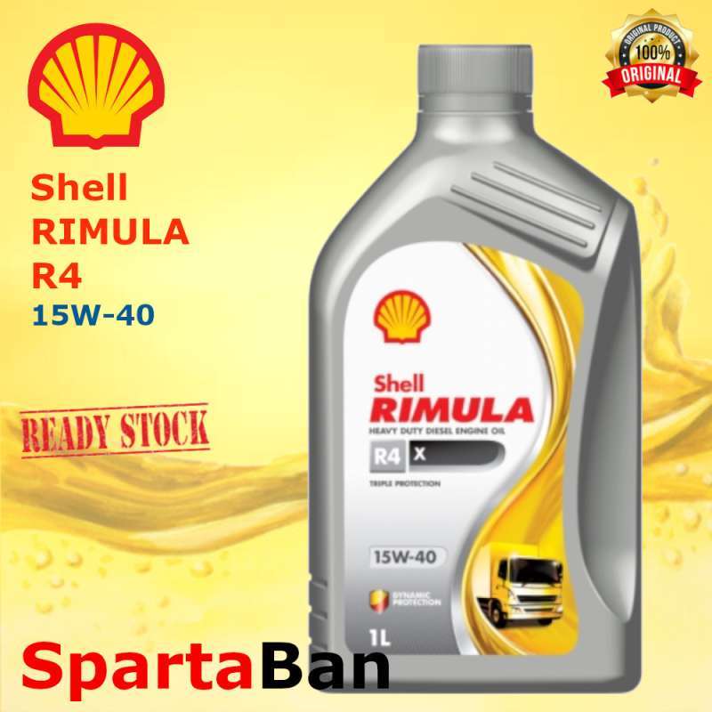 Jual Shell Rimula R4-X 15W-40 [1 L] di Seller Sparta Ban - Sparta Ban ...