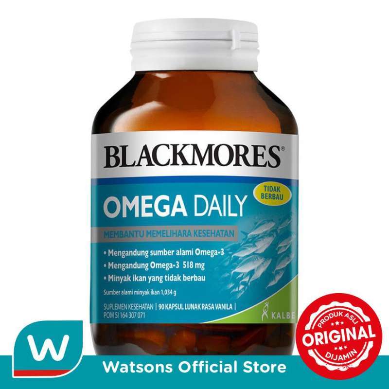 Jual Blackmores Omega Daily Suplemen [90 Capsul] di Seller WATSONS